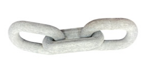 Round link chain