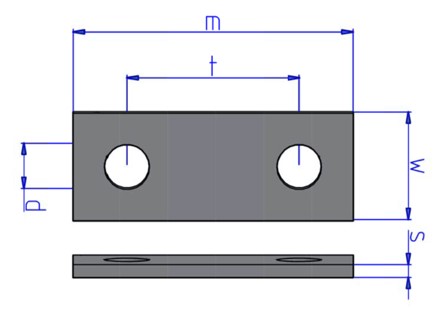 Maniglia a catena Din 745