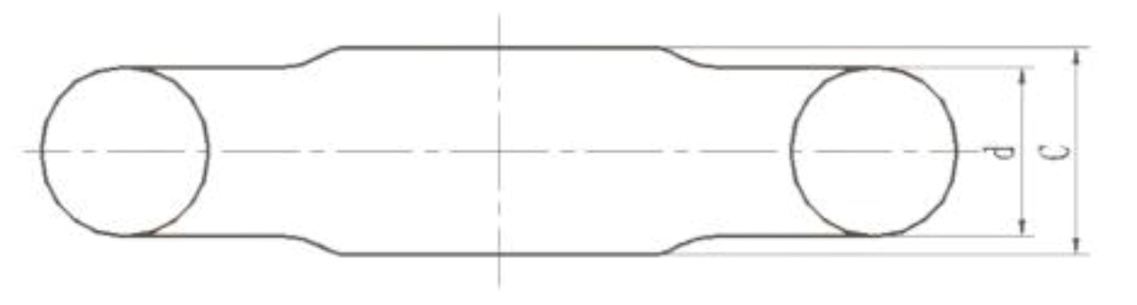 minekædeforbindelser - SP flad type stik