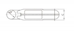 mining chain connectors - flat type connector