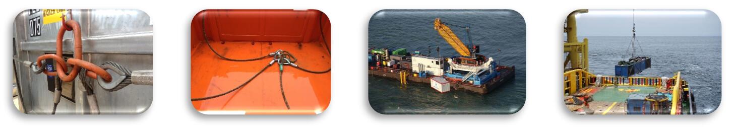 Master Links for Offshore Container Lifting
