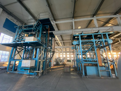 Heat-treatment furnaces for round link chain