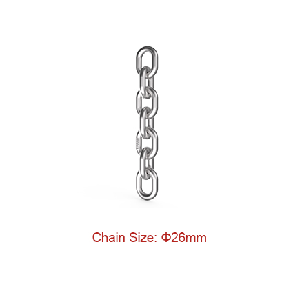 China Lifting Chains – Dia 26mm EN 818-2 Grade 80 (G80) chain