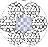 6x19M + FC wire rope