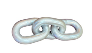 Round link chains