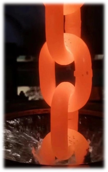 Heat treatment for chains