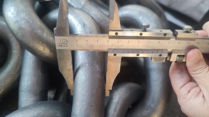 Round link chain