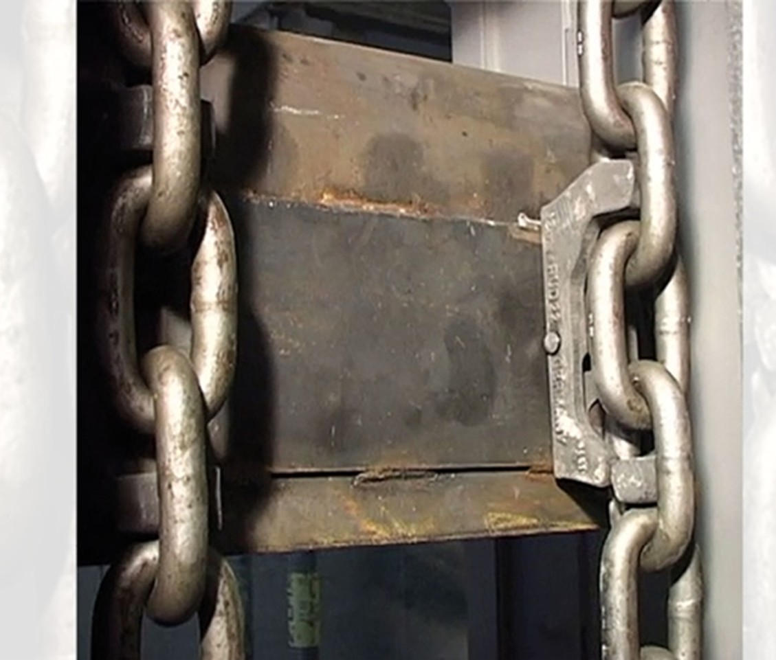 round steel link chain