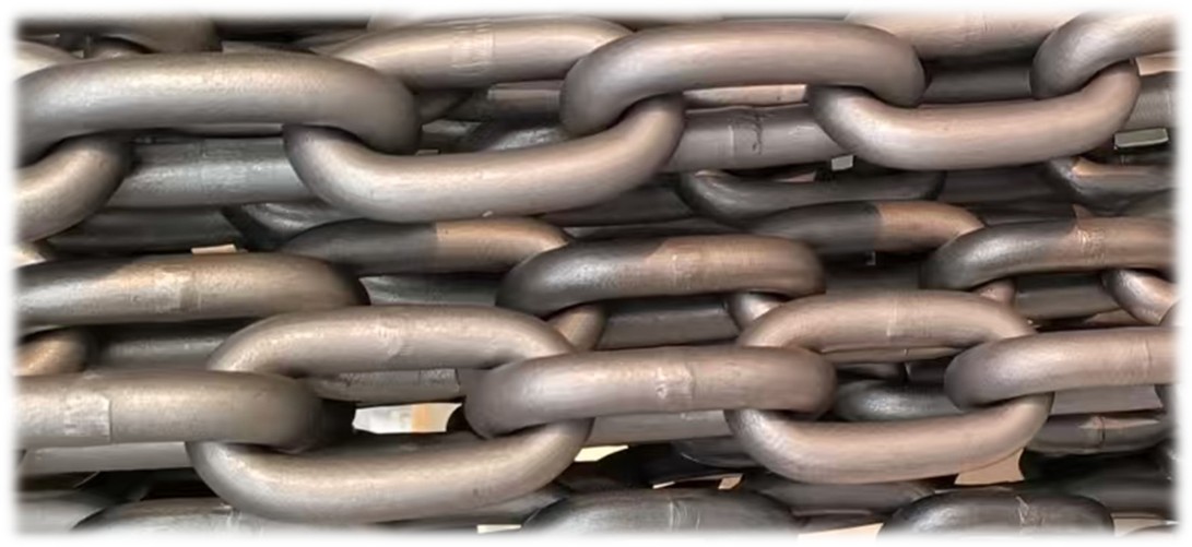 round steel link chain